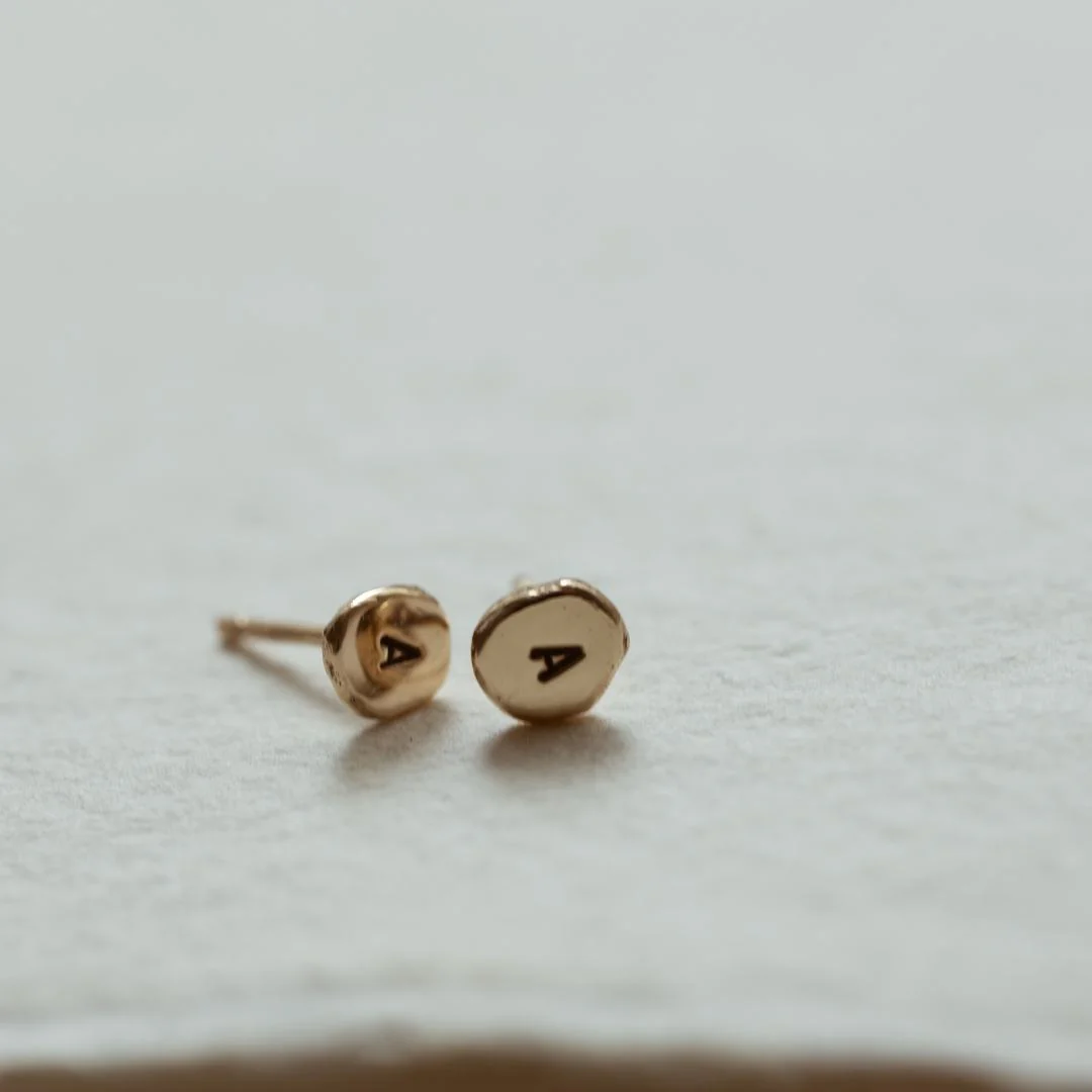 ATHENA Initial Earrings
