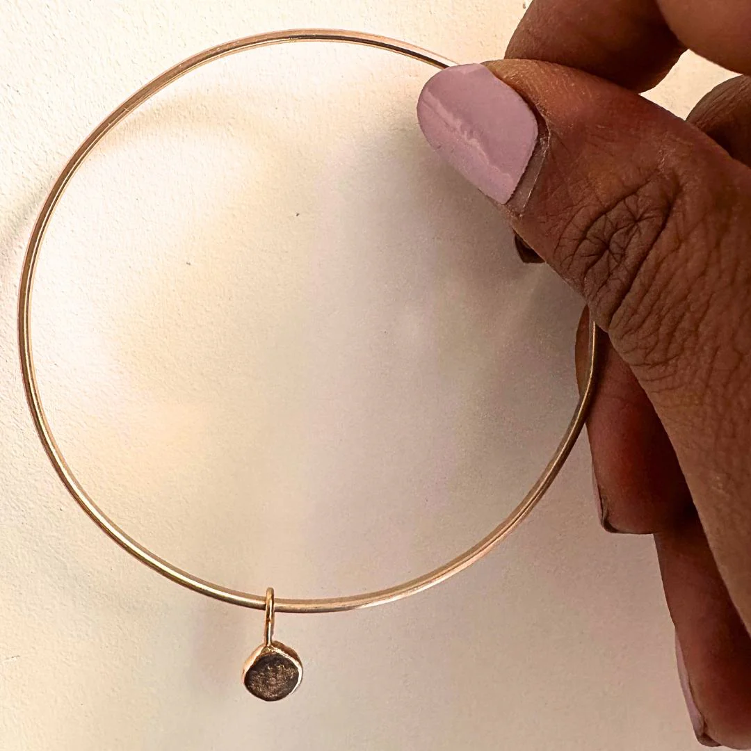 ATHENA Bangle 9ct Gold / Sterling Silver - Image 3