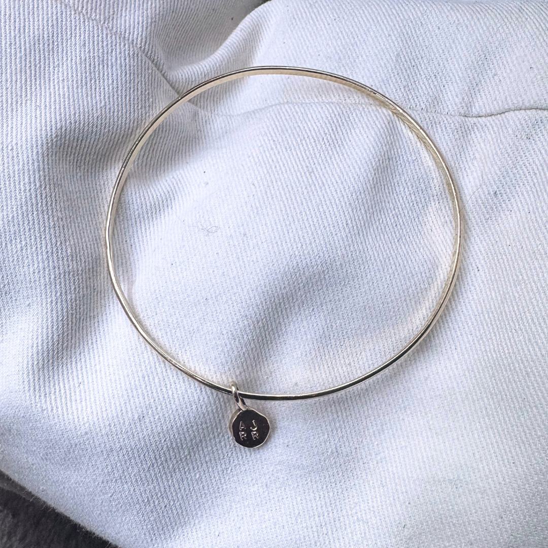 ATHENA Bangle 9ct Gold / Sterling Silver - Image 4