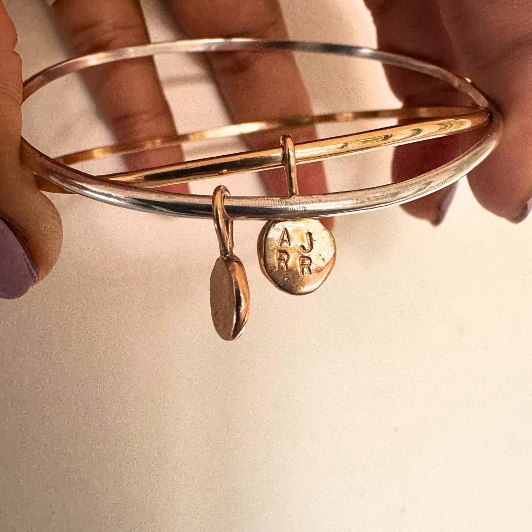 ATHENA Bangle 9ct Gold / Sterling Silver - Image 6