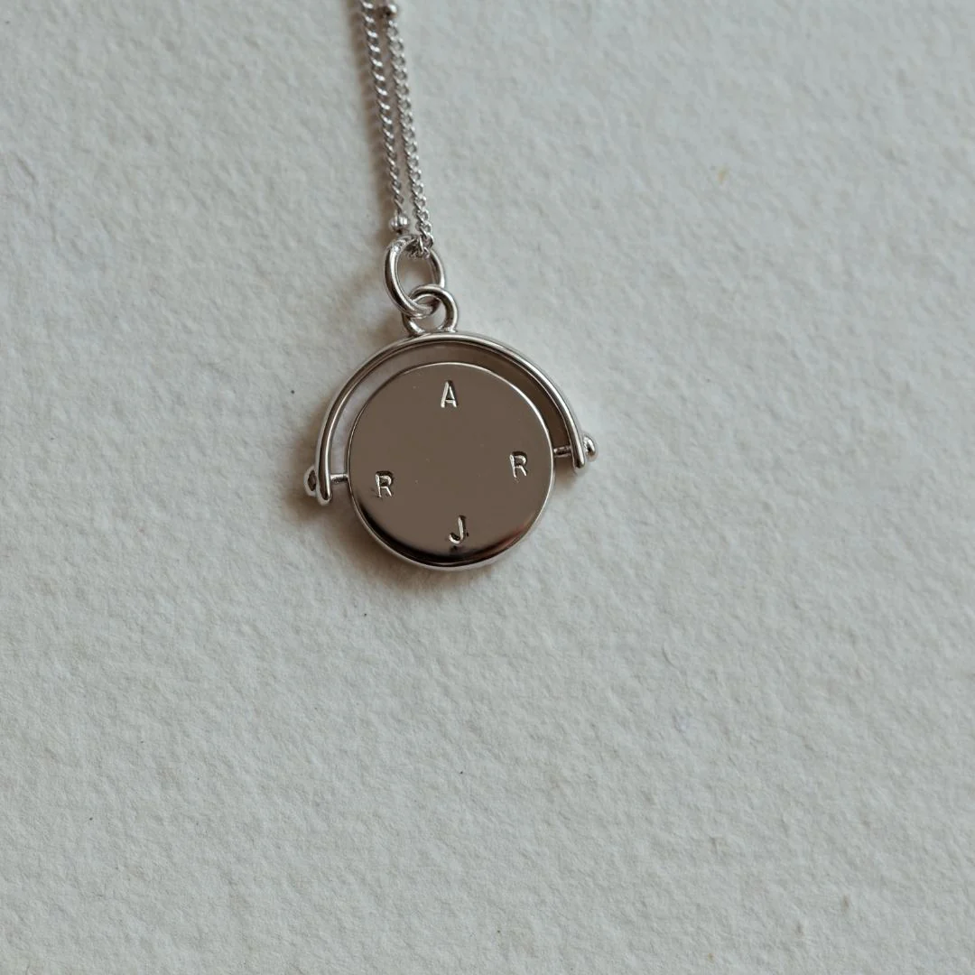 DISCO Spinner Necklace (Sterling Silver / Gold Vermeil) - Image 3