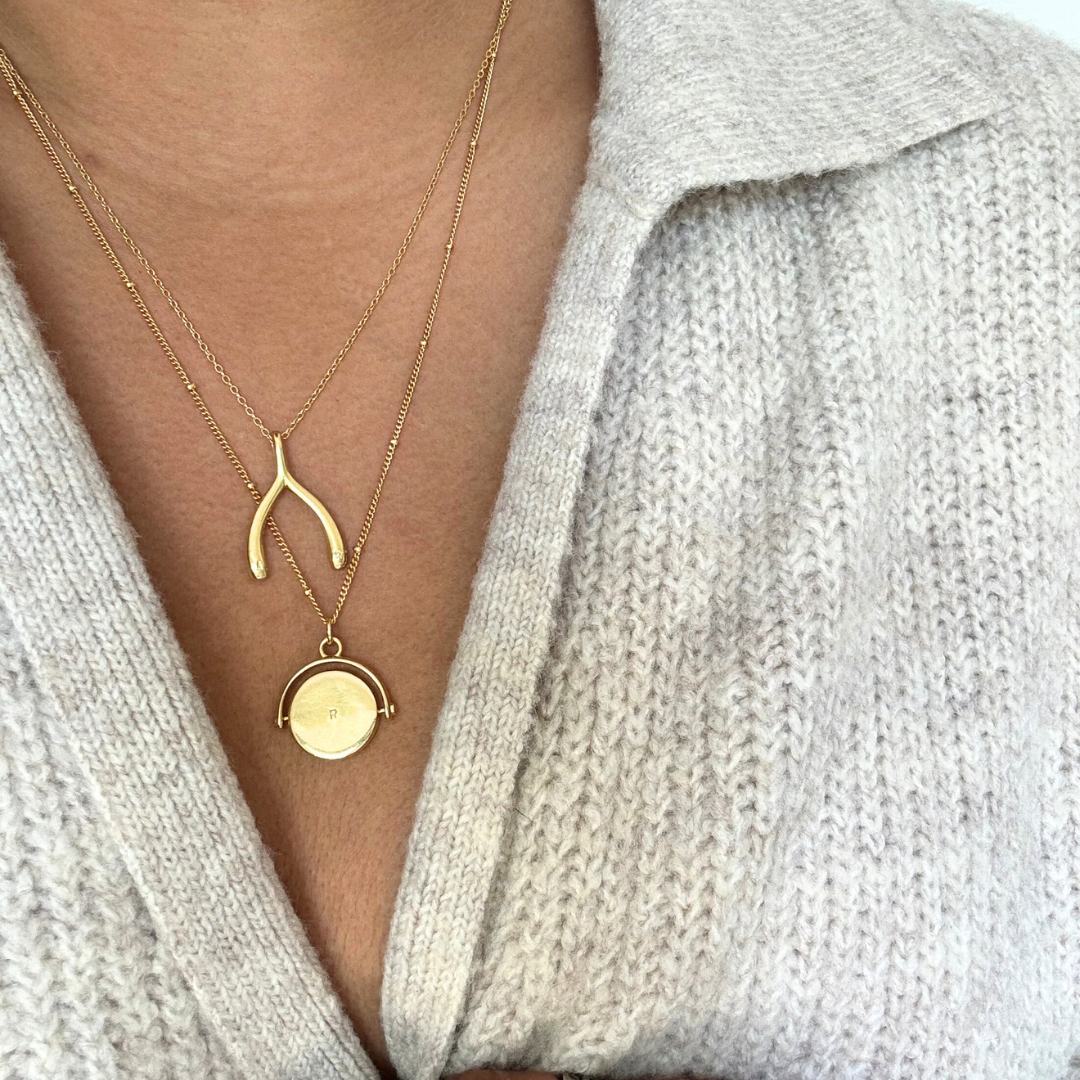 DISCO Spinner Necklace (Sterling Silver / Gold Vermeil) - Image 5