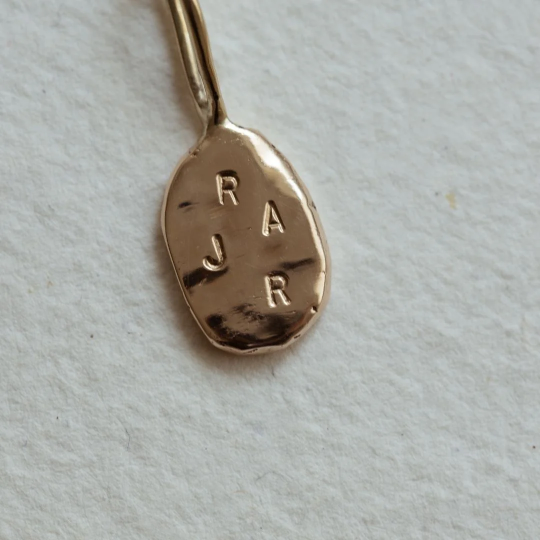 Hammered ATHENA Solid 9ct Gold Necklace - Image 2