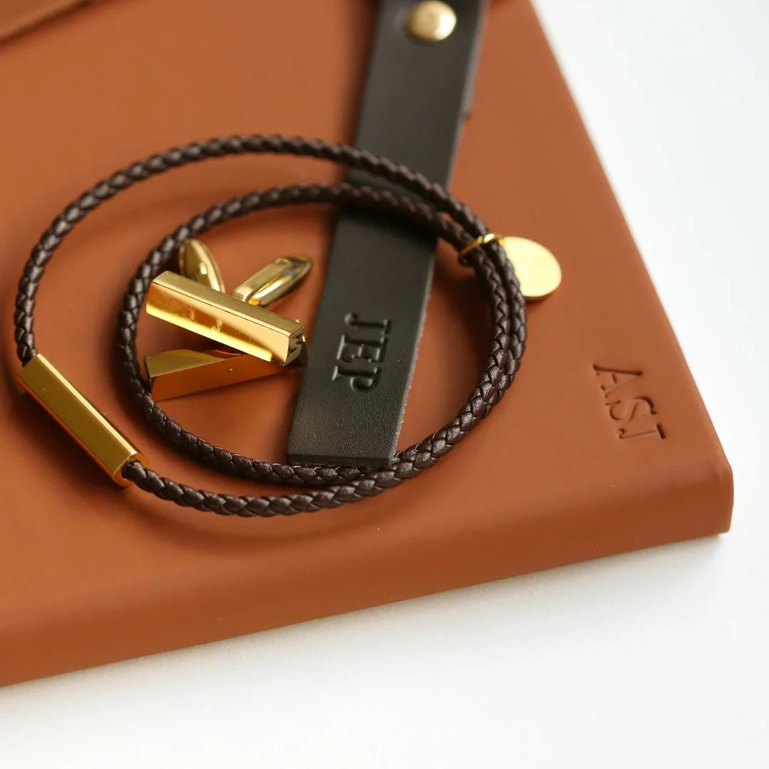 Faux Leather Rope Bracelet - Image 4