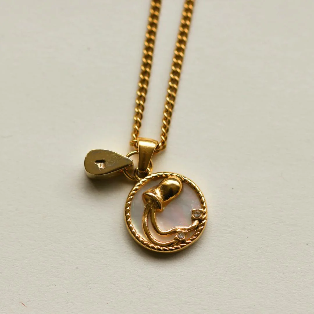 MYLA Zodiac & Initial Necklace