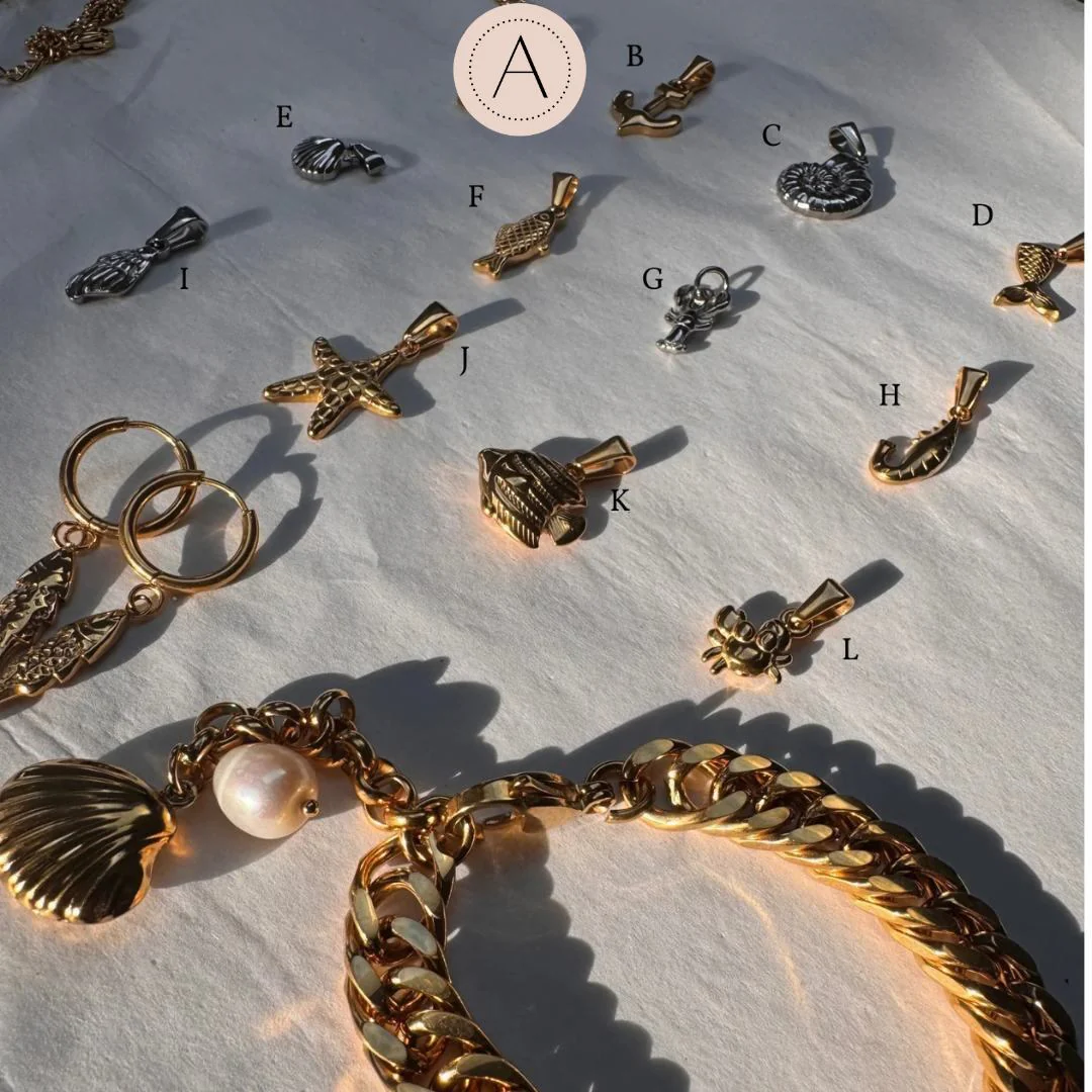 OCEAN Necklace (Gold) - Image 2