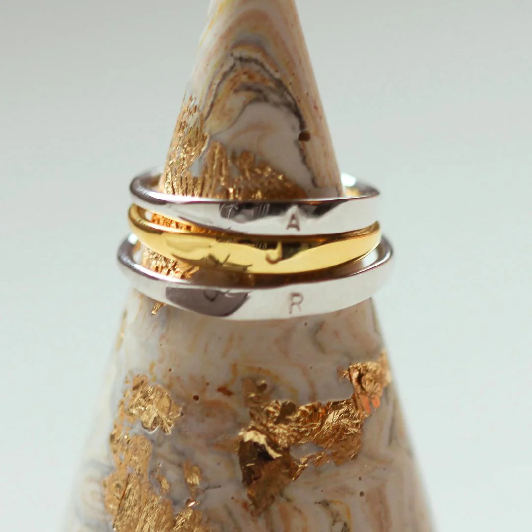 OPHELIA Initial Signet Ring - Image 7