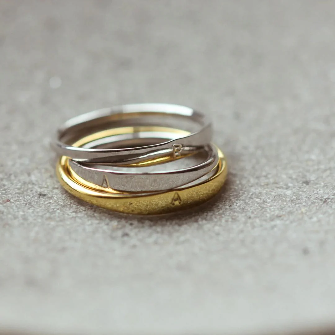 OPHELIA Initial Signet Ring - Image 8