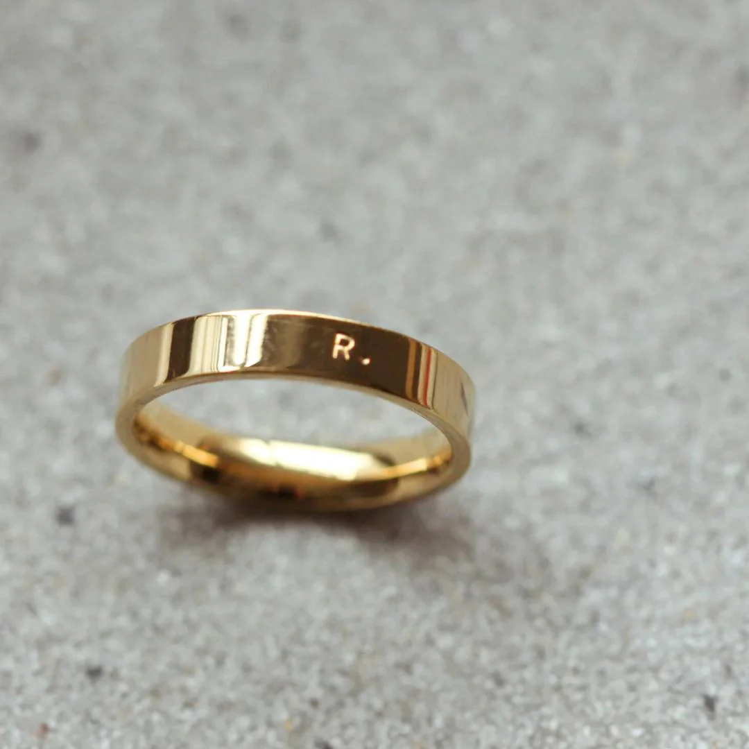 REEVA Initial Cigar Ring - Image 5