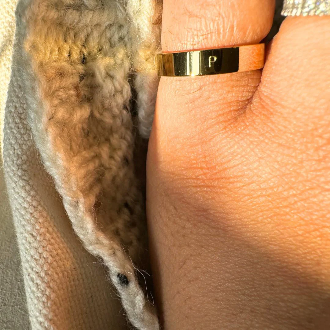 REEVA Initial Cigar Ring - Image 7
