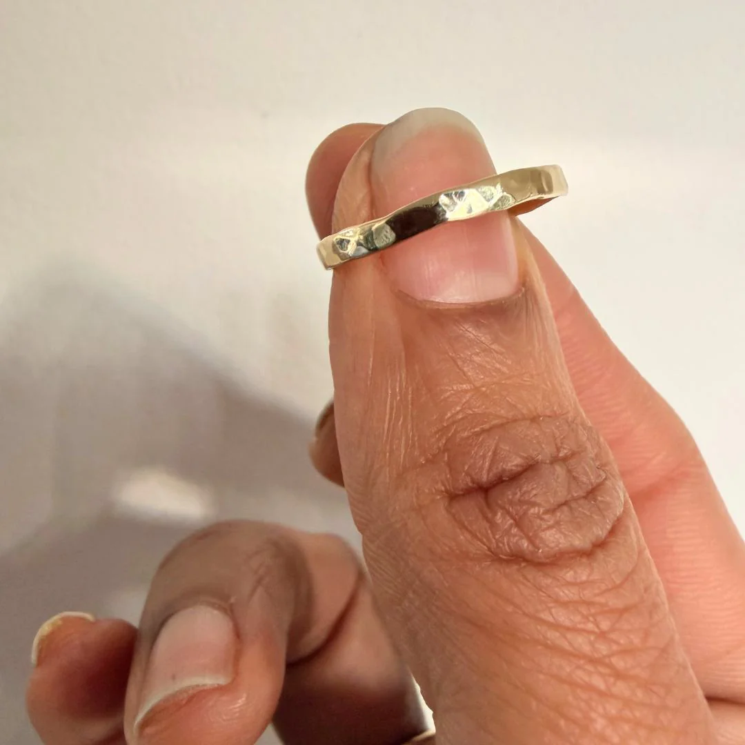 ROSE Stacking Ring (9ct Gold / Silver) - Image 2