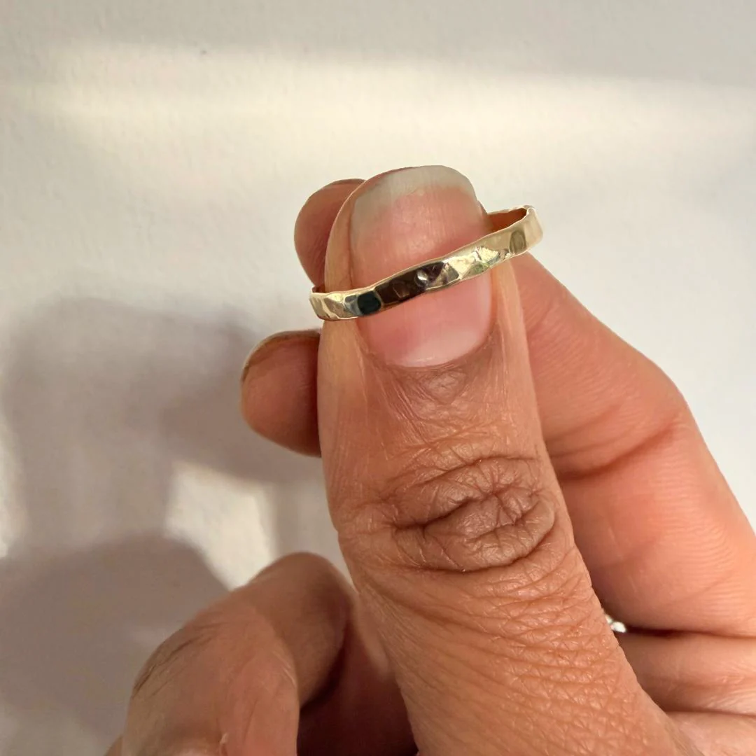 ROSE Stacking Ring (9ct Gold / Silver) - Image 4
