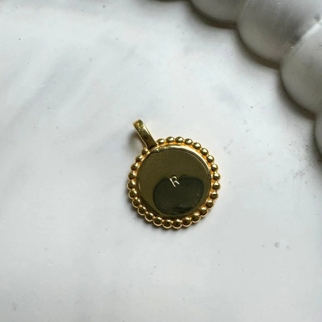 SOLEIL Beaded Initial Necklace - Image 6