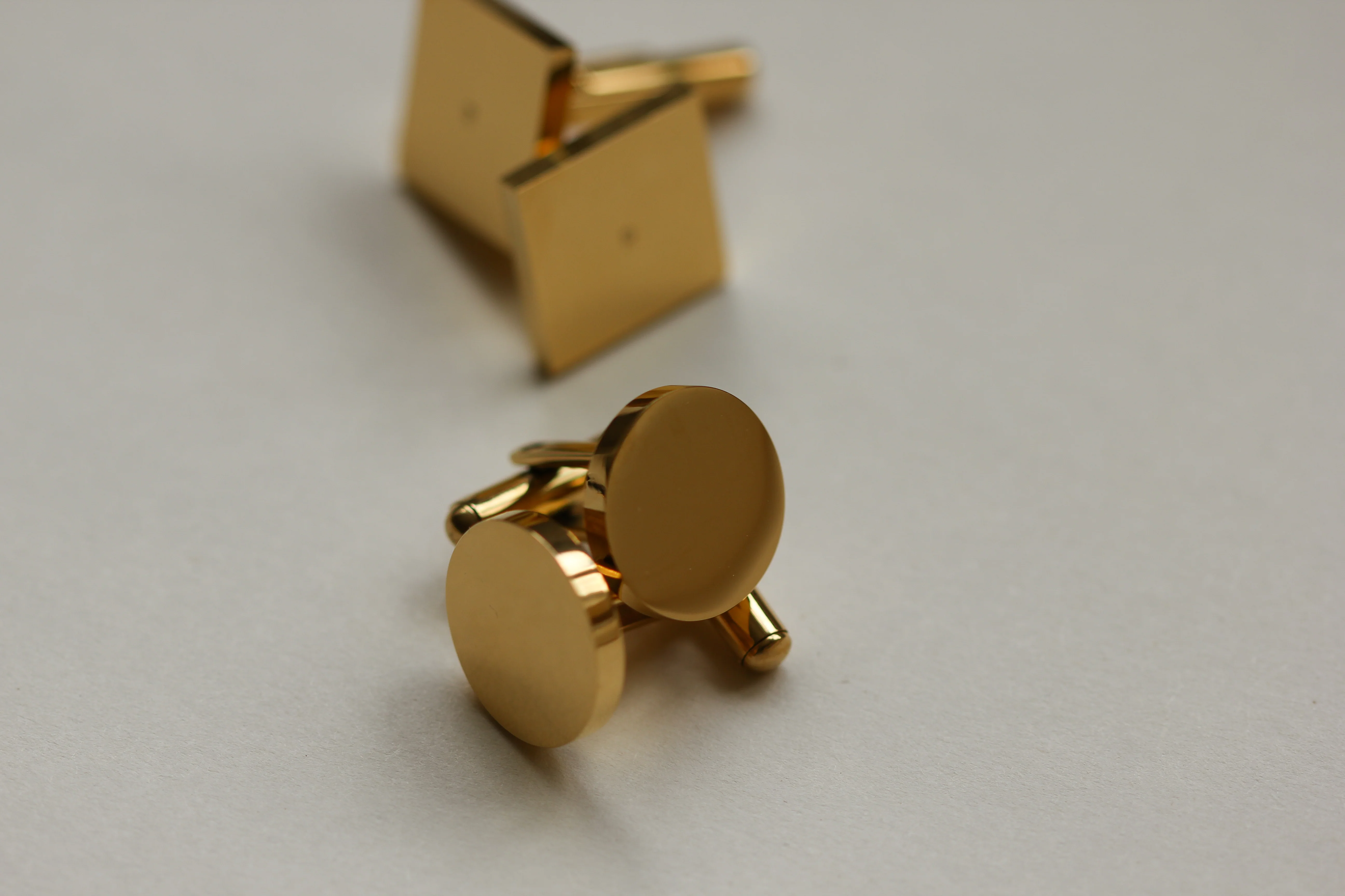 Stainless Steel Initial Cufflinks - Image 3