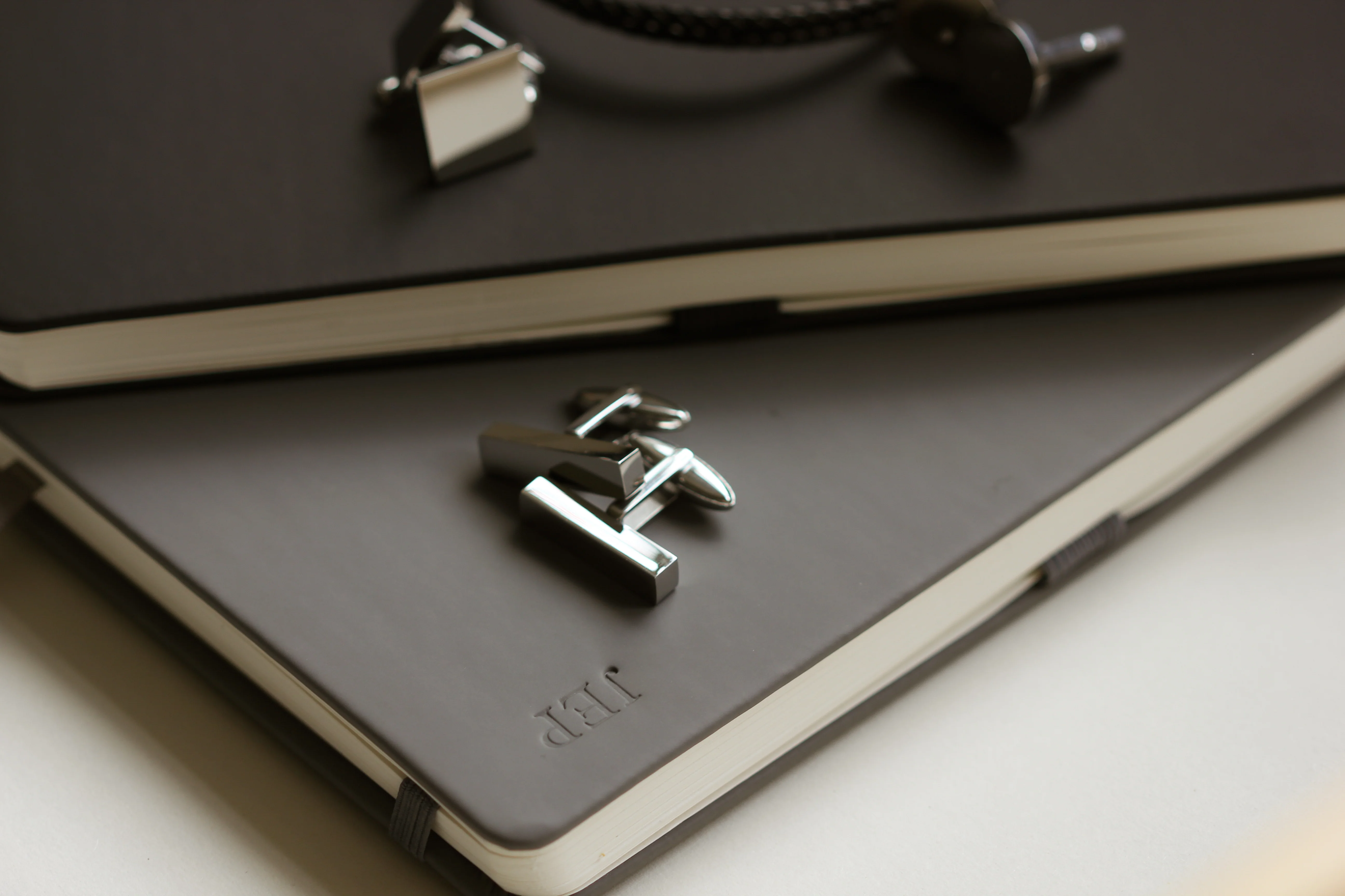 Stainless Steel Initial Cufflinks - Image 5