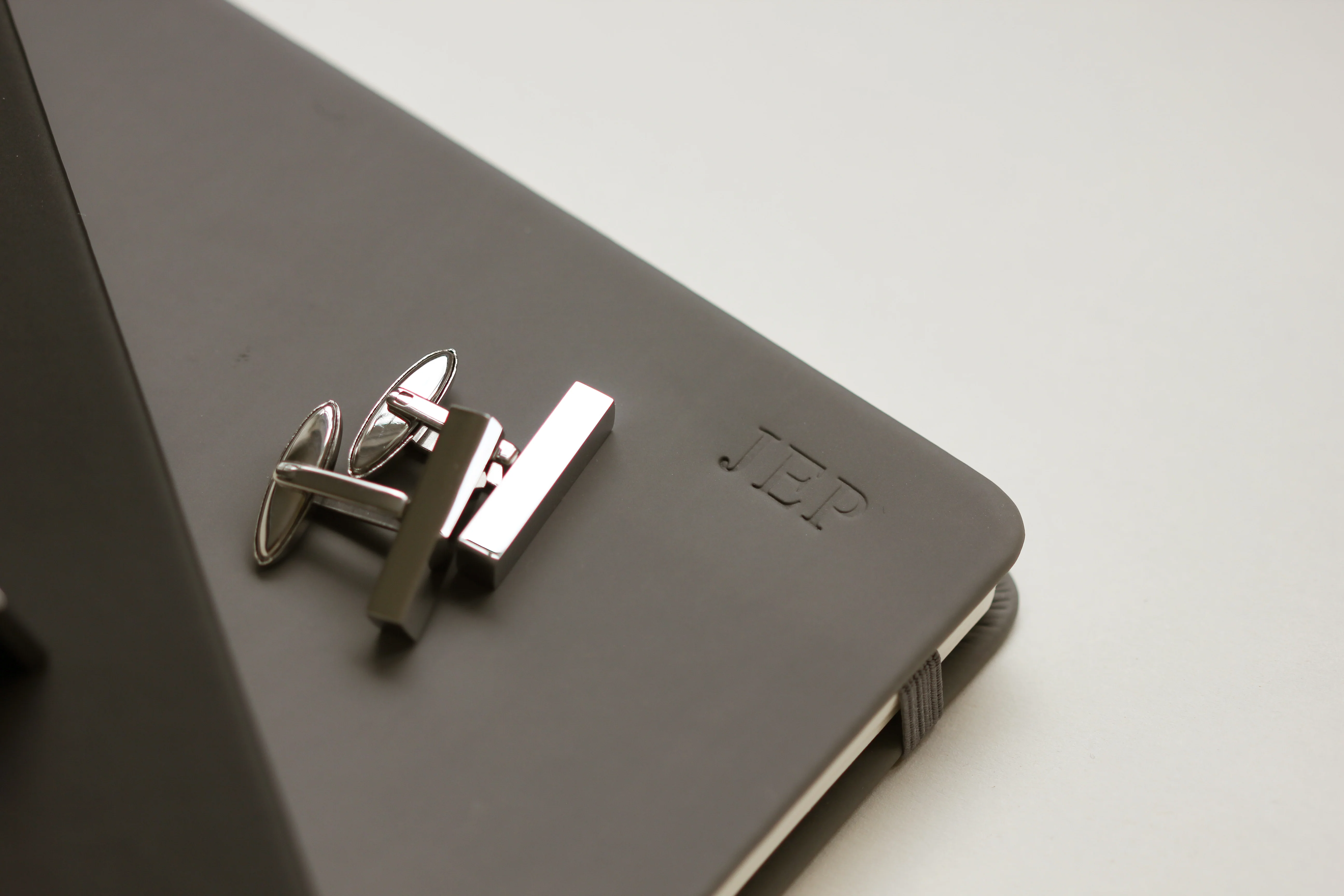 Stainless Steel Initial Cufflinks - Image 7