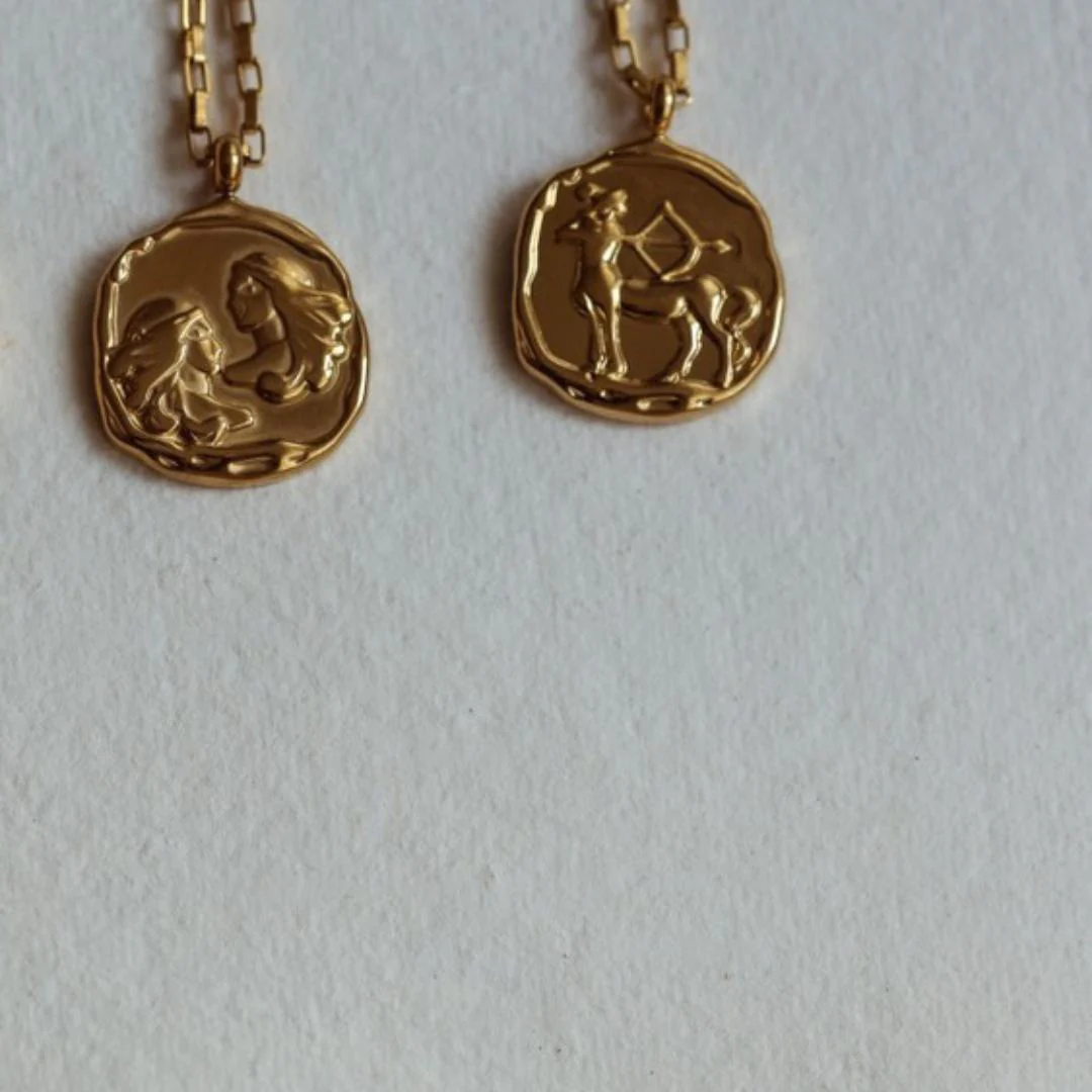 TARA Zodiac & Initial Necklace - Image 4