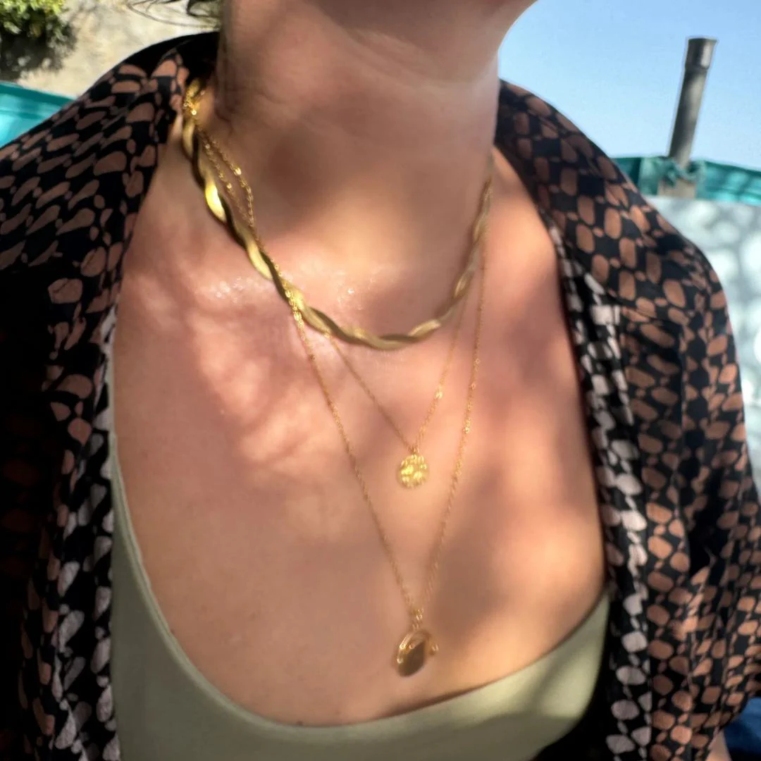 Twisted Layer Necklace - Image 2